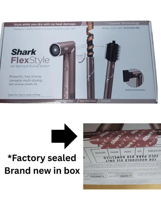 Shark FlexStyle Air Styling & Drying System HD431BR Mocha Brand New In The Box - Picture 4 of 8